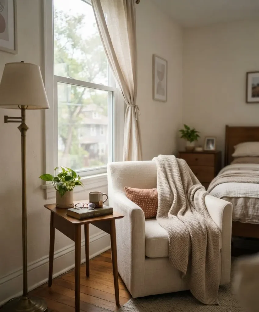  Carve out a tiny reading nook