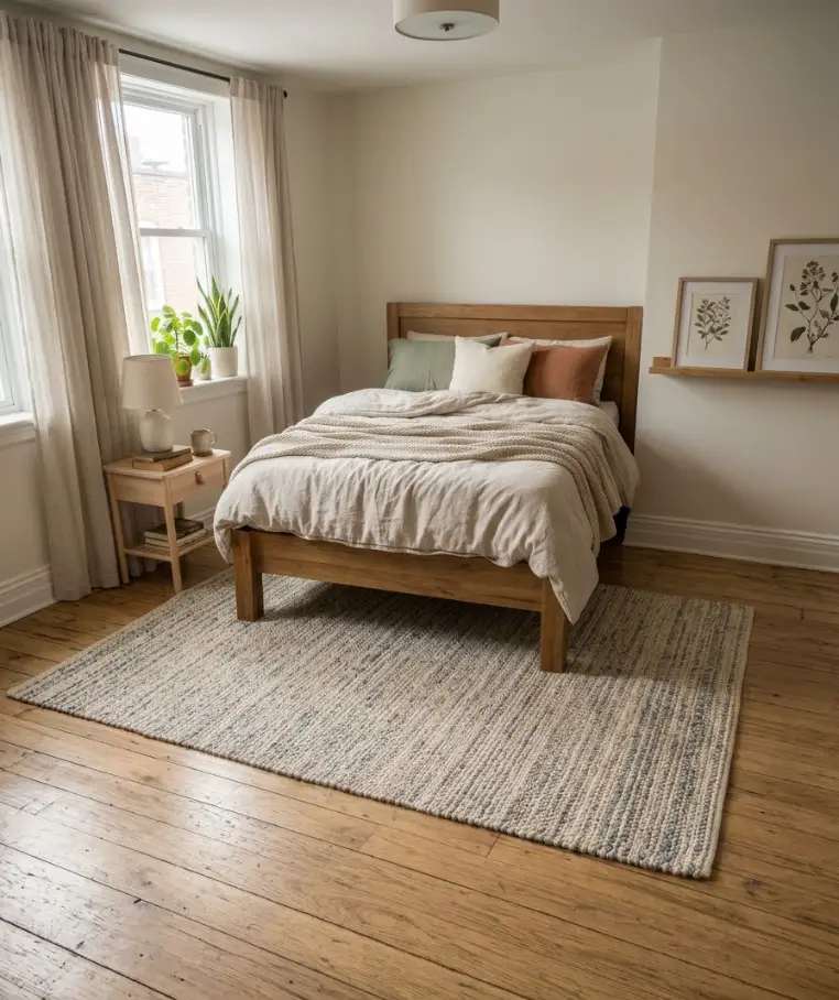 Choose a soft area rug
