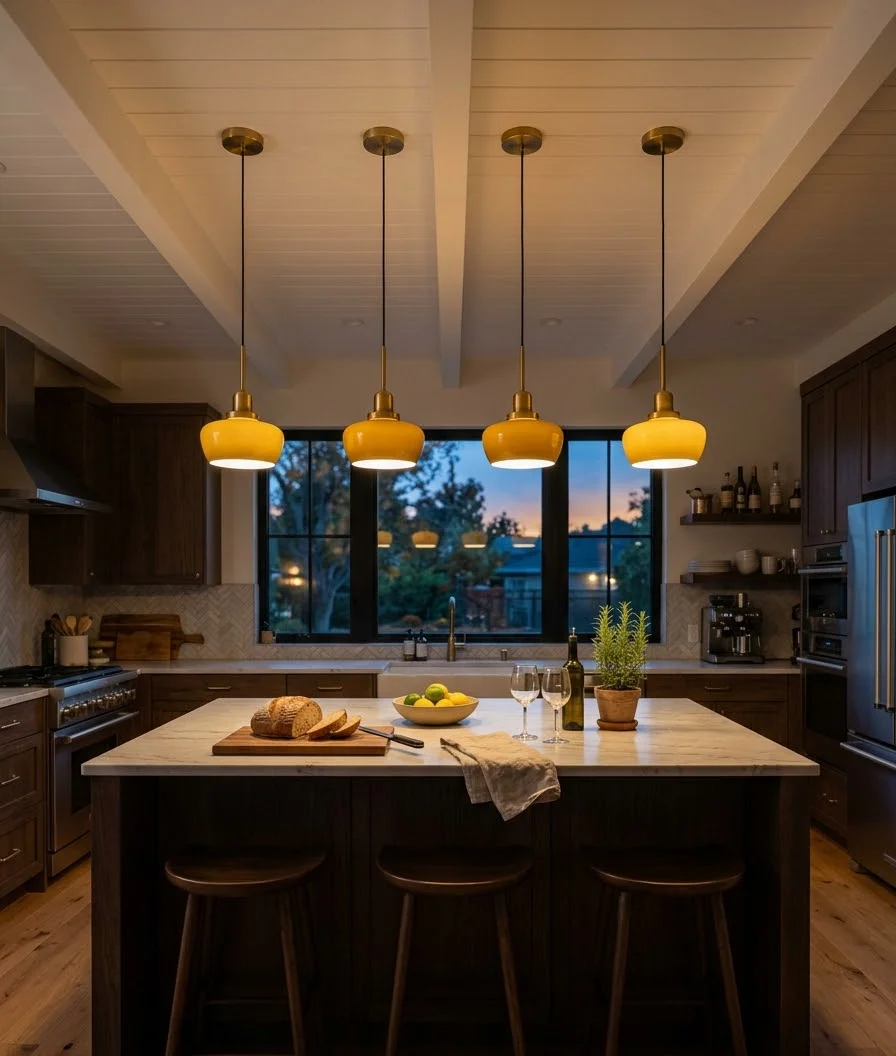 Choose brass pendant