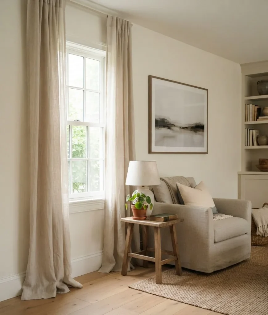 Choose curtains that