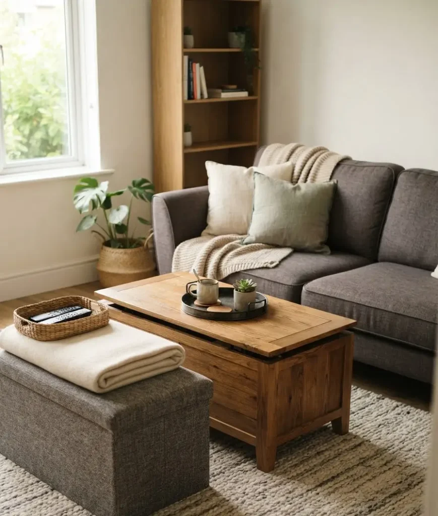 Choose furniture with hidden