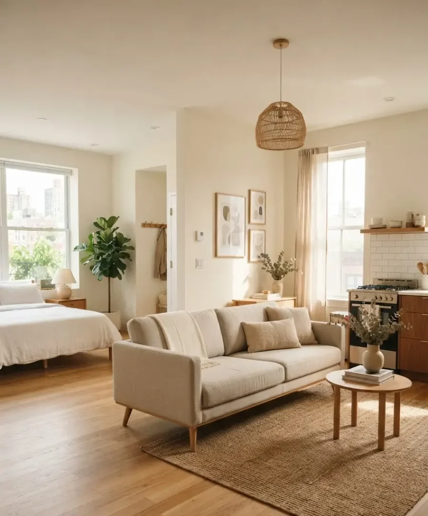 Choose furniture with visible legs