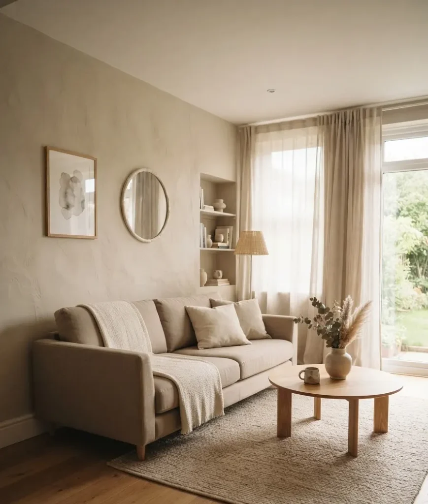 Choose warm neutrals 
