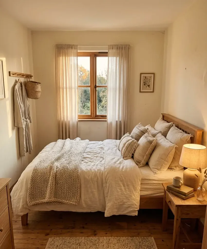 Cozy bedding ideas for tiny rooms
