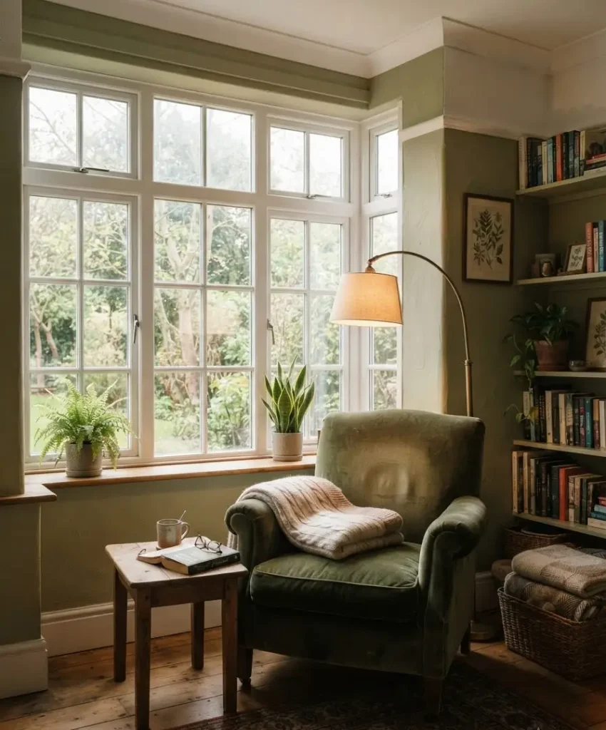 Create a cozy corner, not just a cozy room