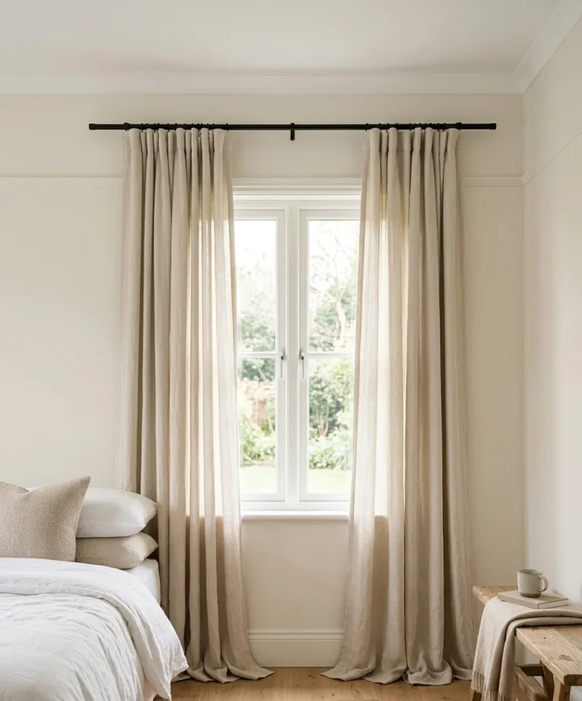Curtains that raise the ceiling