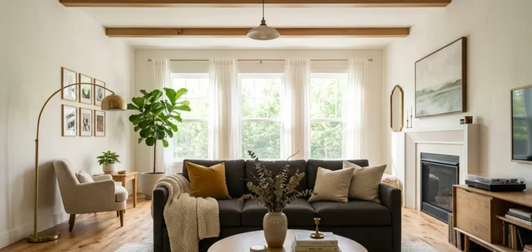 Dark gray couches