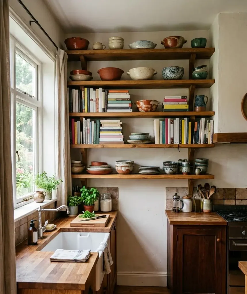 Display your cookbooks instead