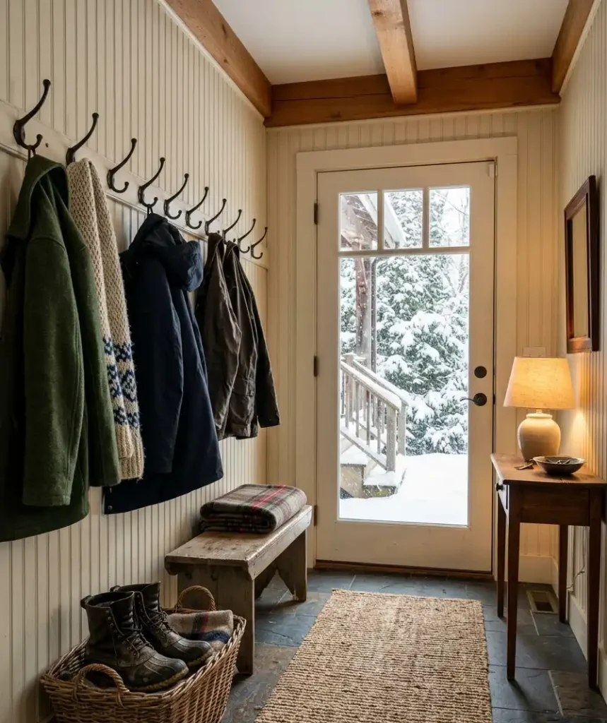 Entryway and kitchen