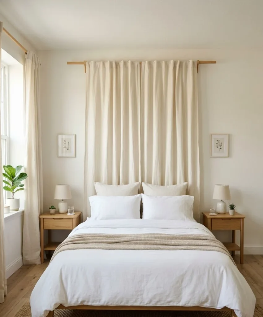 Fake a headboard for cheap