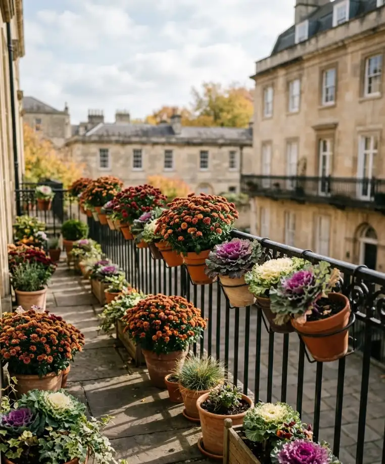 Fall plants that survive tiny, exposed spaces