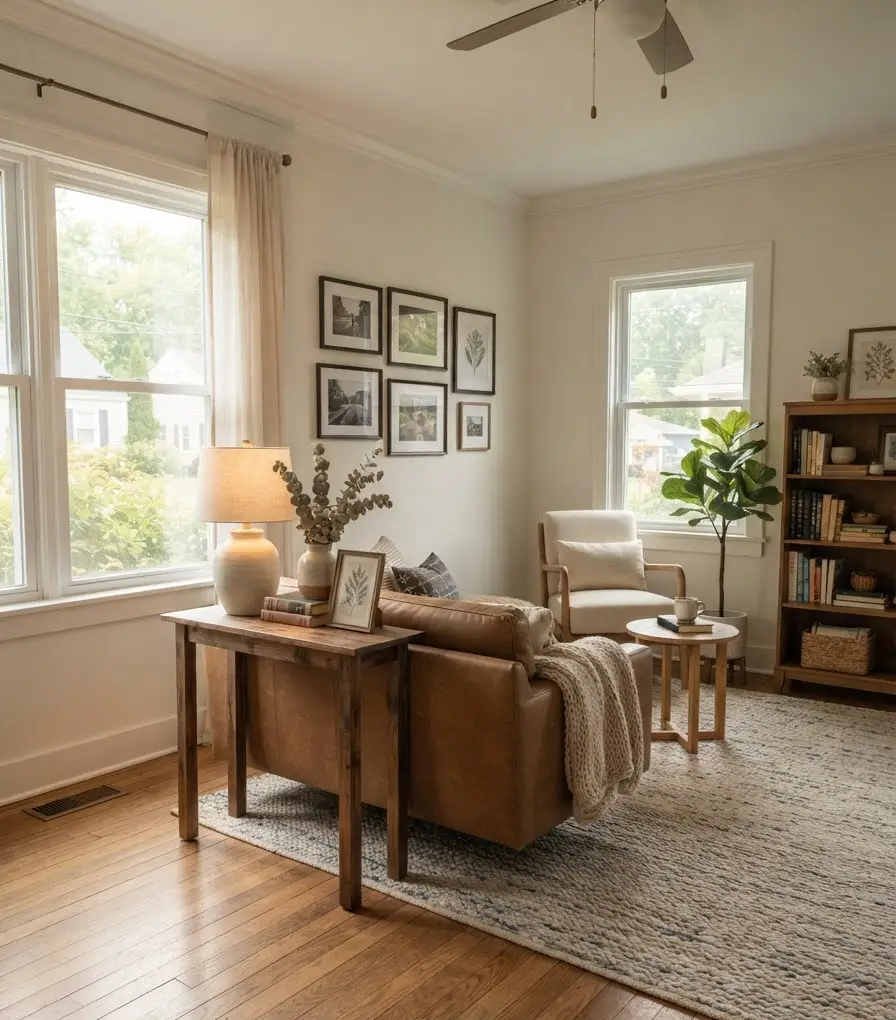 Float your furniture a few inches