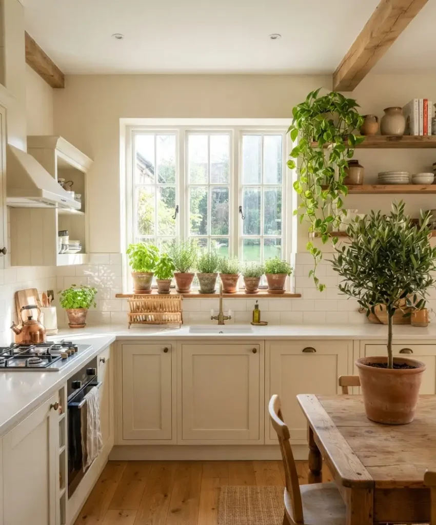 Fresh herbs and plants