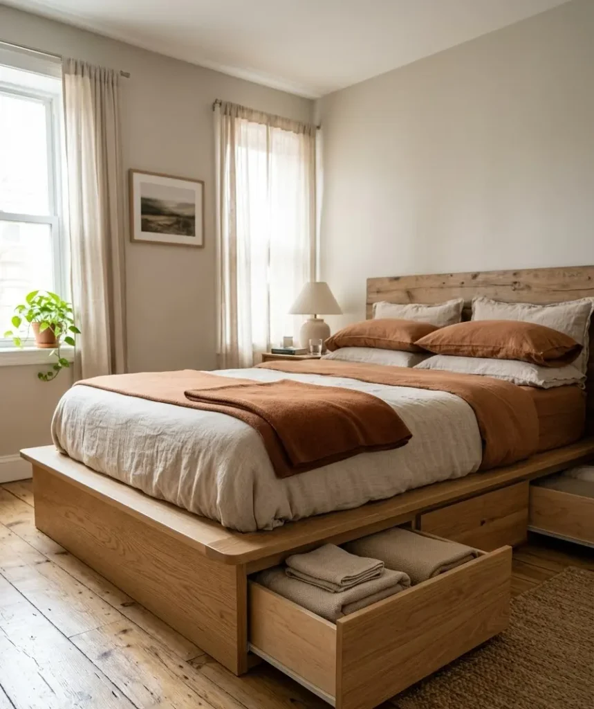 Get a storage bed 