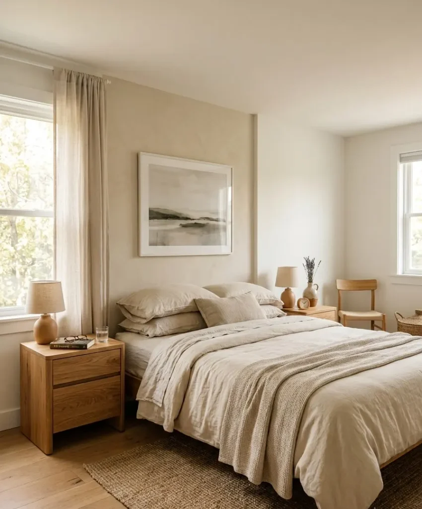 Get two small nightstands instead