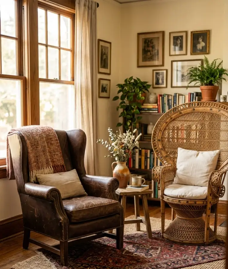 . Go for a vintage armchair instead of a sec