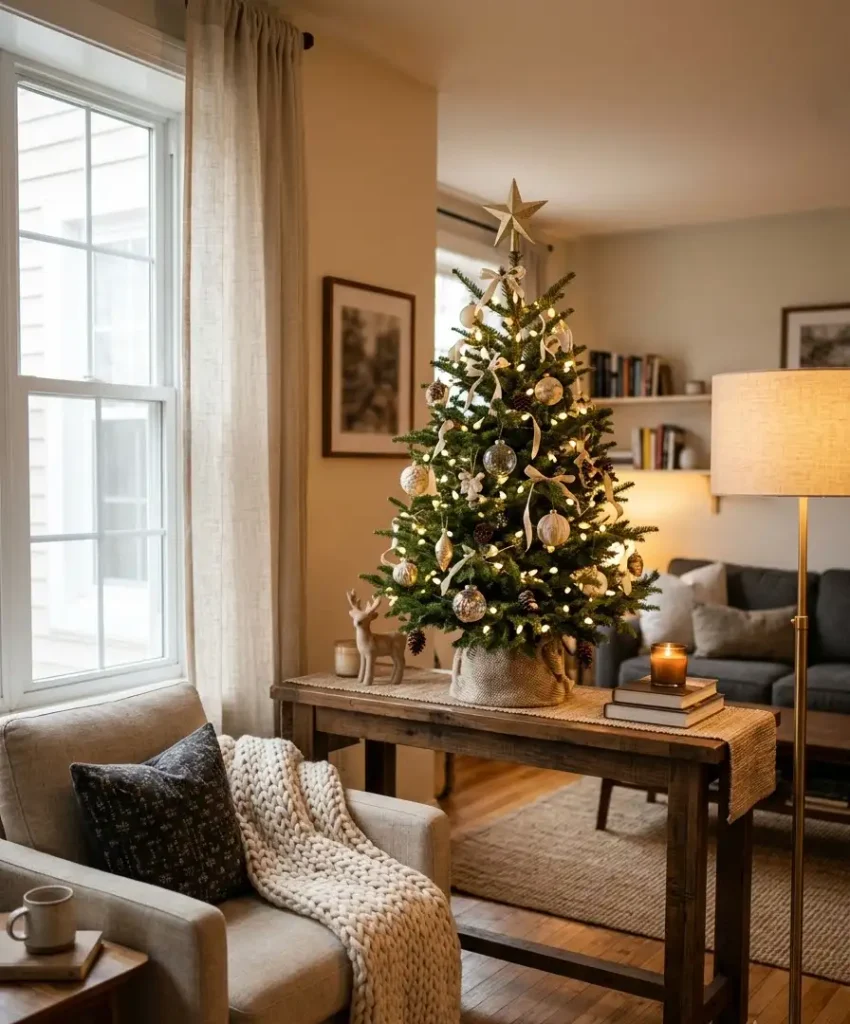 Go vertical with a tabletop tree