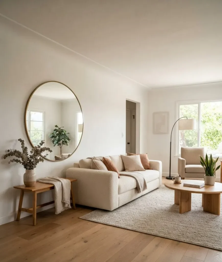 13. Hang a big mirror