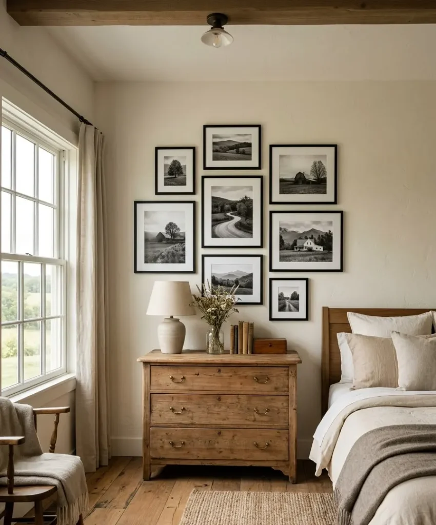  Hang a few pieces of black-an