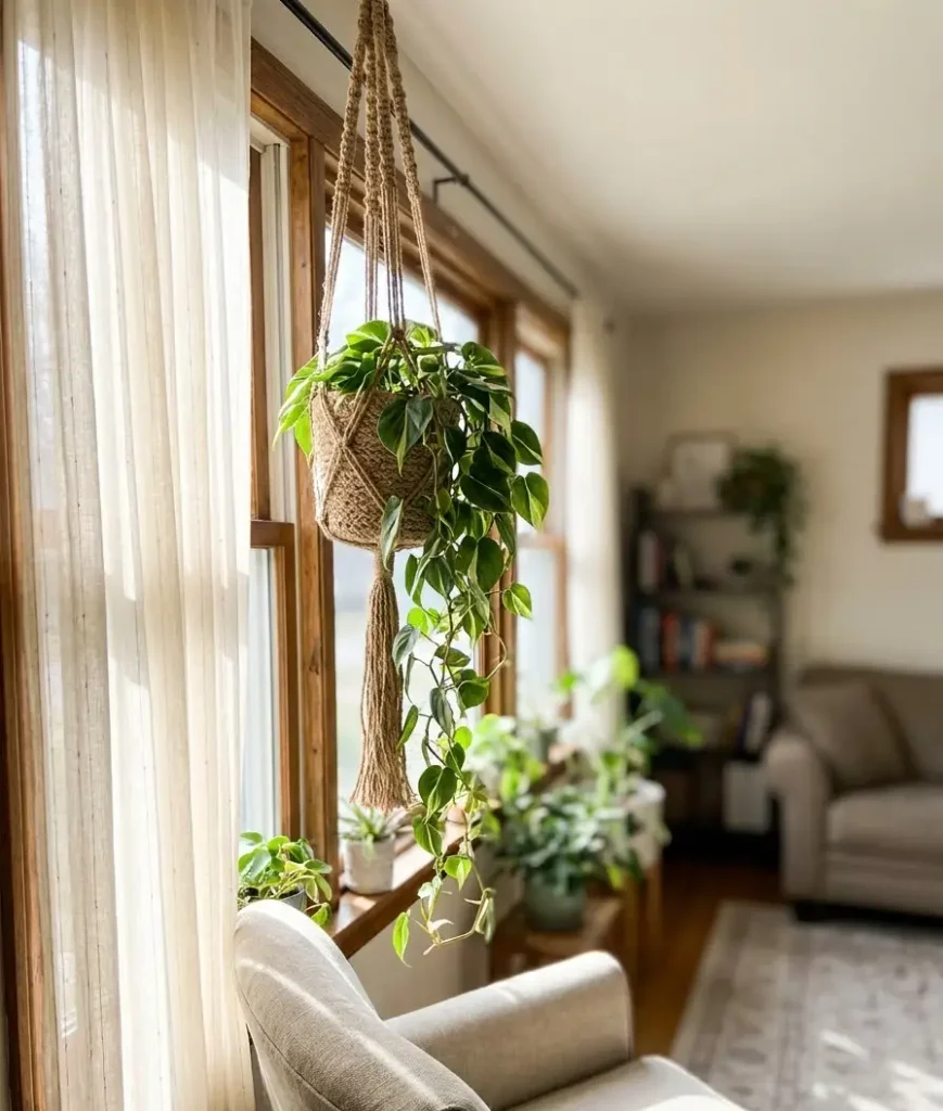 Hang a plant in