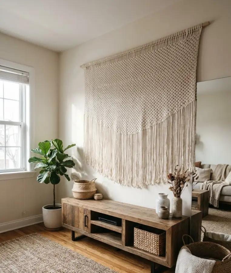 Hang a woven