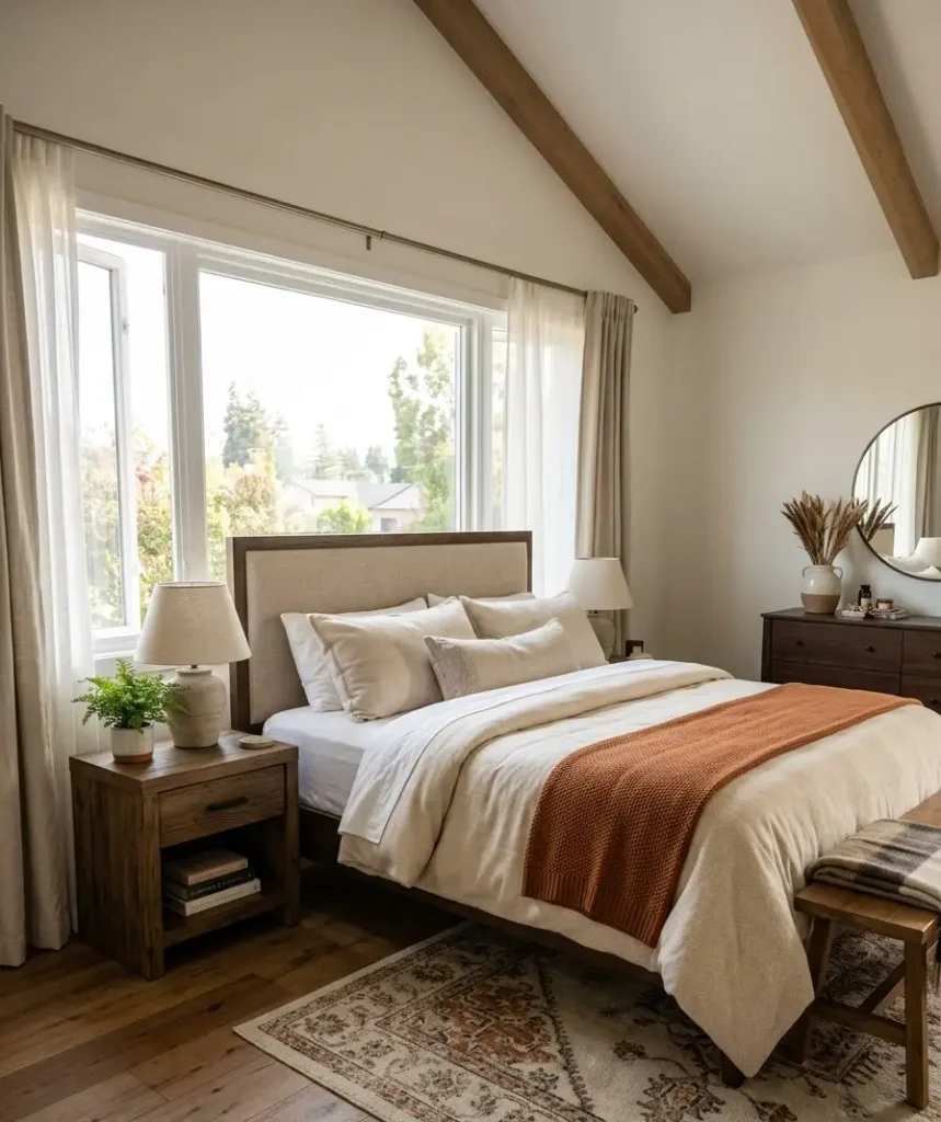 Hang heavier drapes here than anywhere