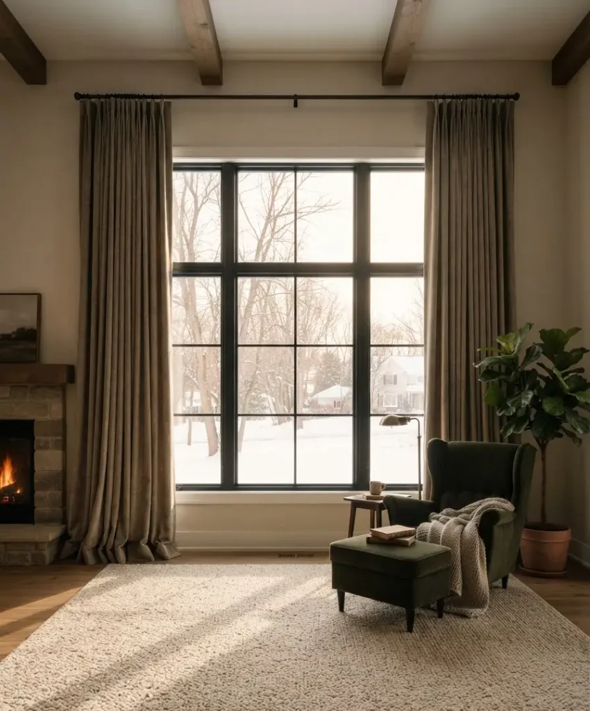 Hang heavy curtains