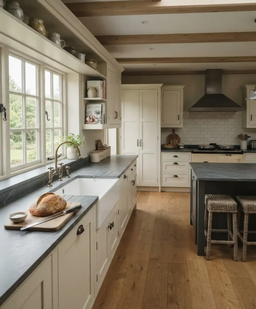 Honed natural stone