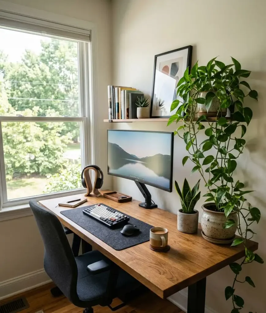 Keep one or two low-maintenance