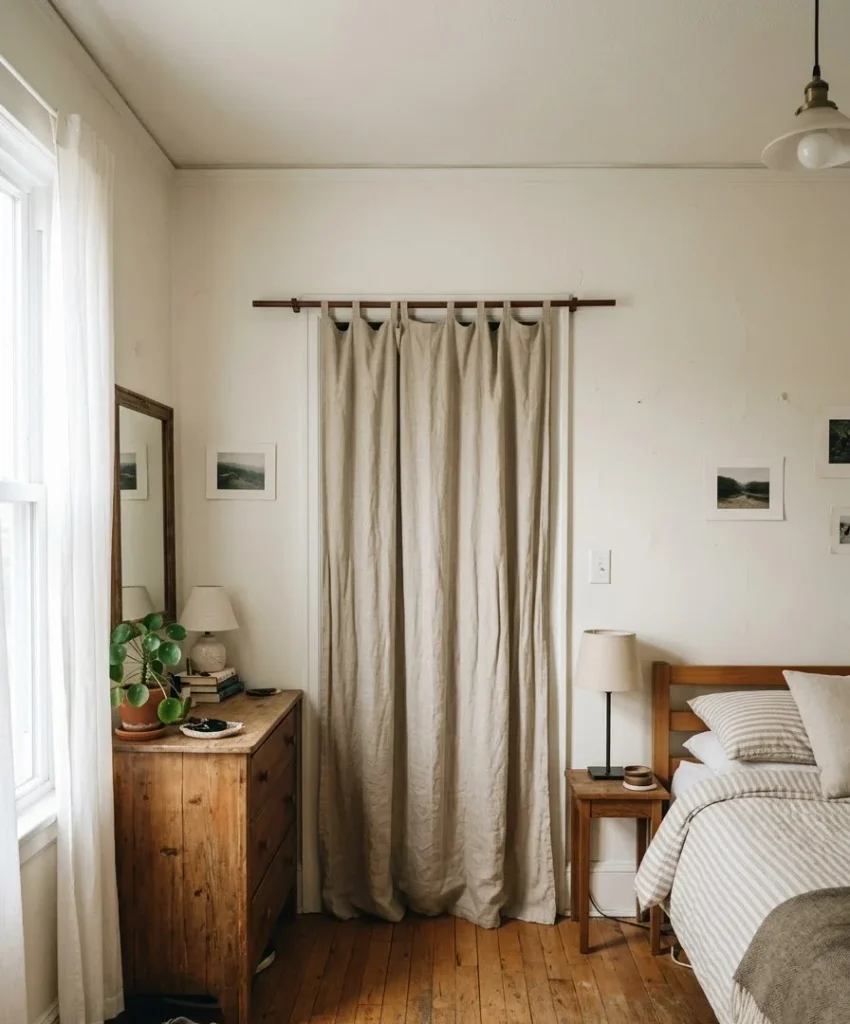 Keep the closet doors simple
