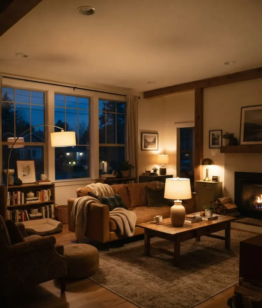 Kill the harsh overhead light