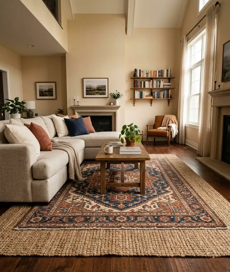  Layer Rugs for Depth