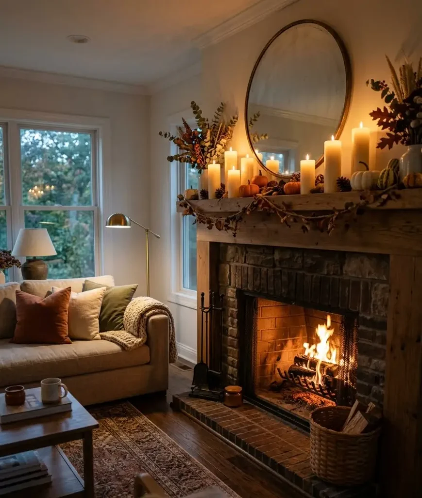 Layer candles at different heights