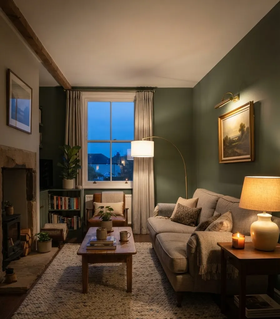 Layer three light sources per room