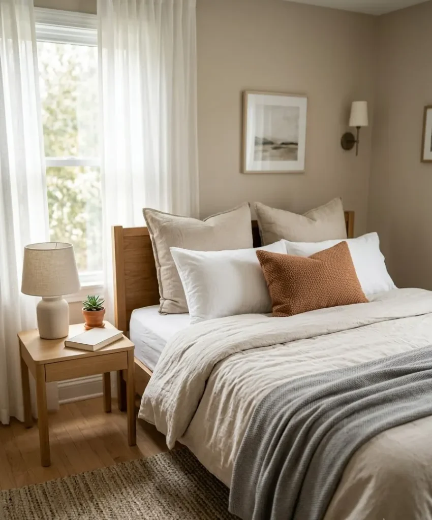 Layer three pillow sizes