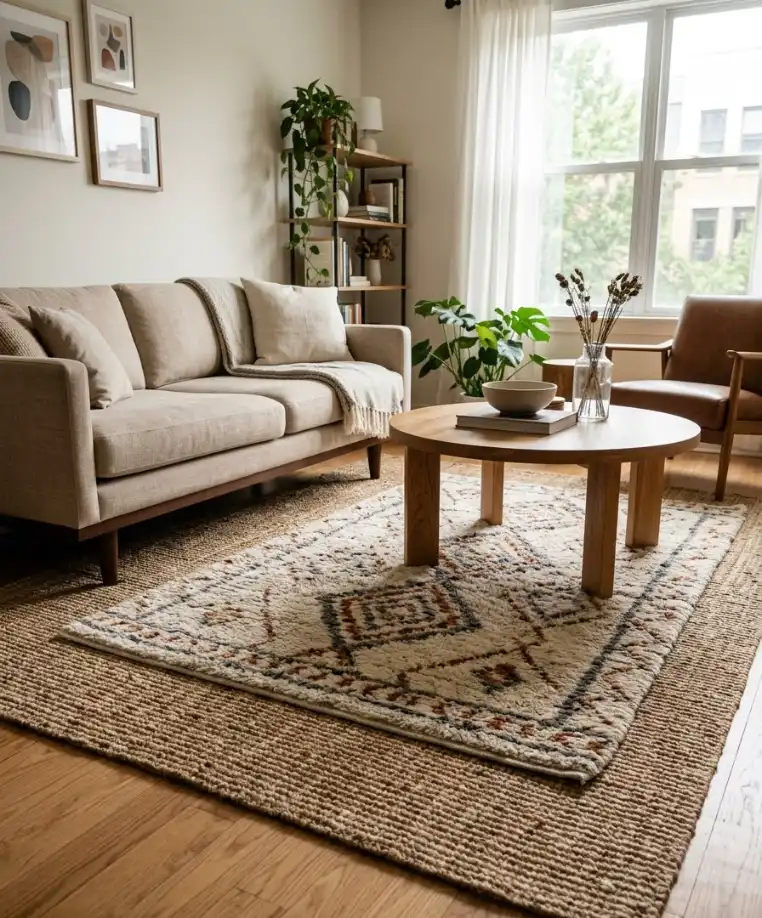 Layered rugs