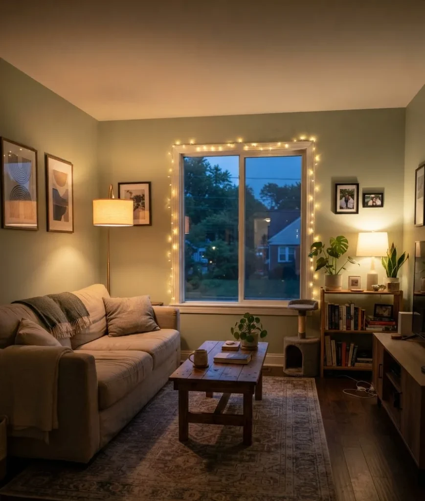 Layering rugs and textiles for instant coziness