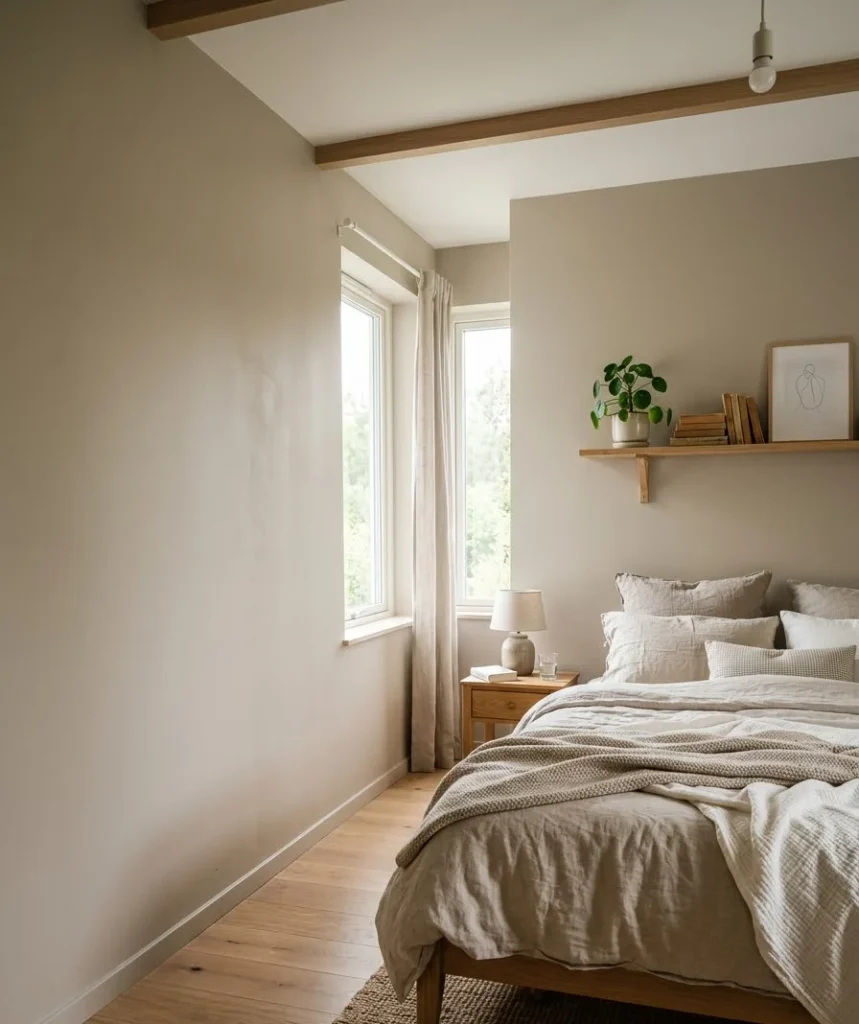 Leave one wall bare on purpose