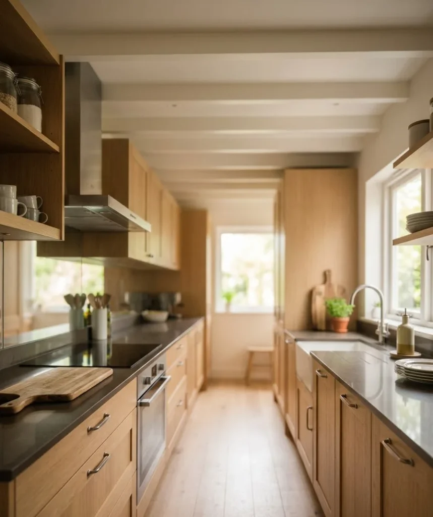 Mirrored backsplash panels
