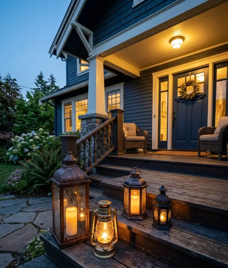 Mismatched lanterns