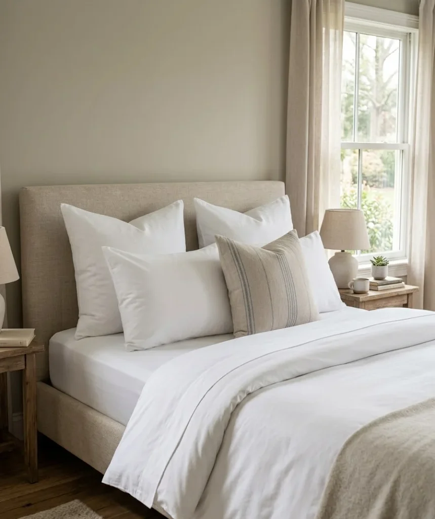 Mix pillow sizes