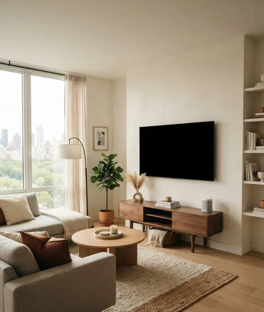 Mount the TV instead of stacking it on furniture