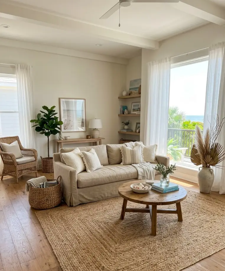 Natural jute rug