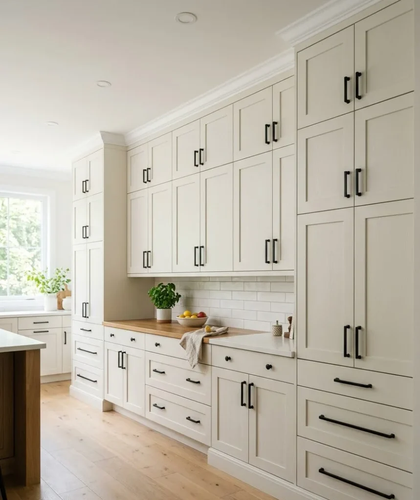 New cabinet hardware