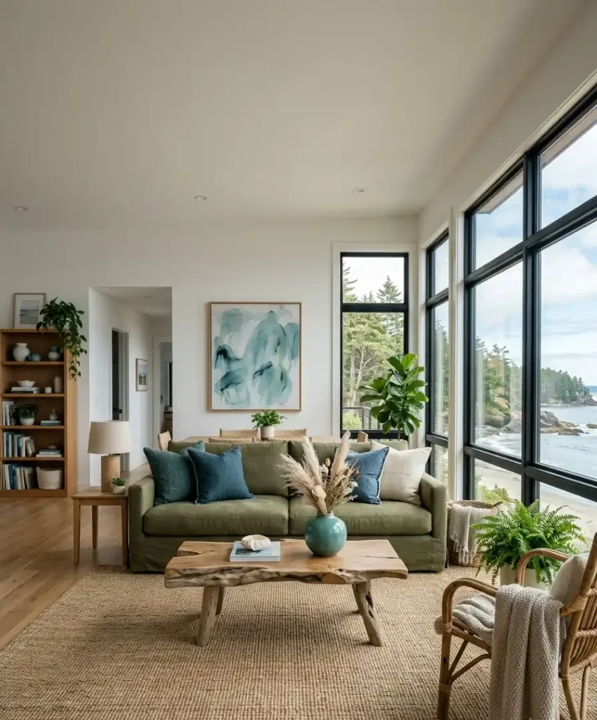 Ocean blue touches