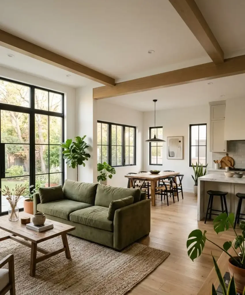 Olive couch ideas for different living rooms