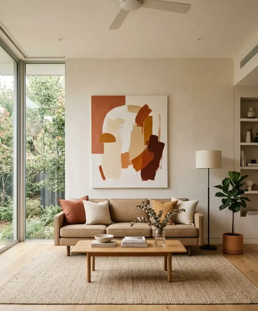 One oversized art piece