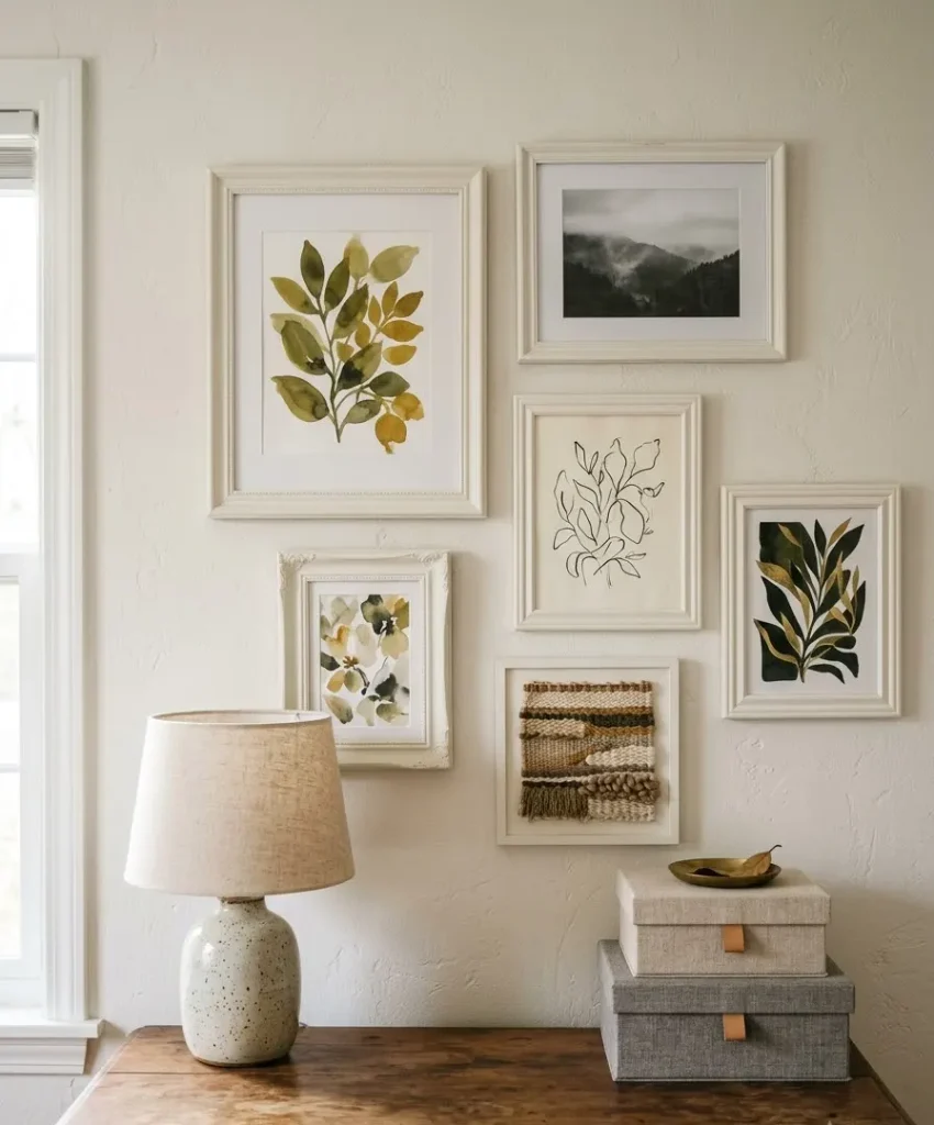 One tidy gallery wall