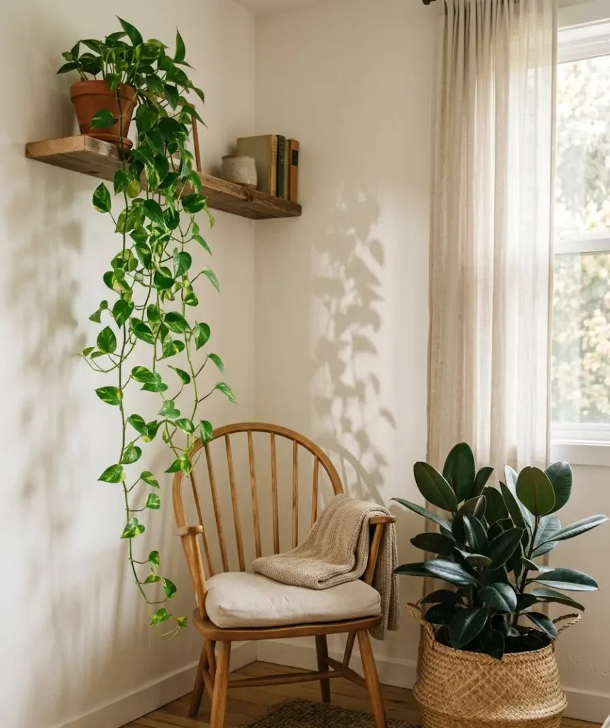 Plants at 2 heights