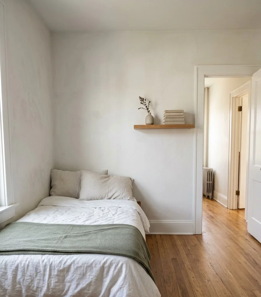 Push the bed into a corner